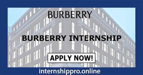 Burberry internships